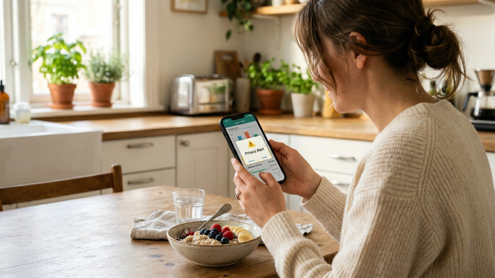 Health data privacy in calorie tracking apps